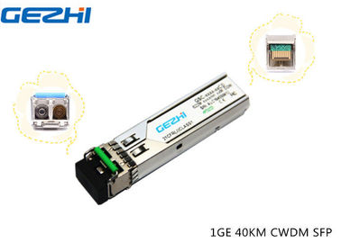 orma pluggable calda dei moduli 40KM 1270~1610nm DDM/DOM SFP di 1GE CWDM SFP